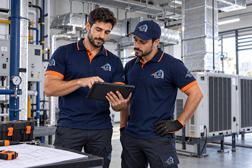 Equipe técnica CUPECÊ com tablet