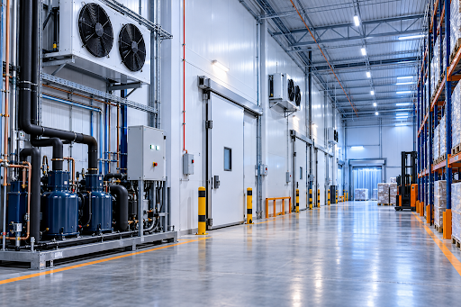 Sistema de refrigeração para centro logístico industrial instalado pela Cupecê